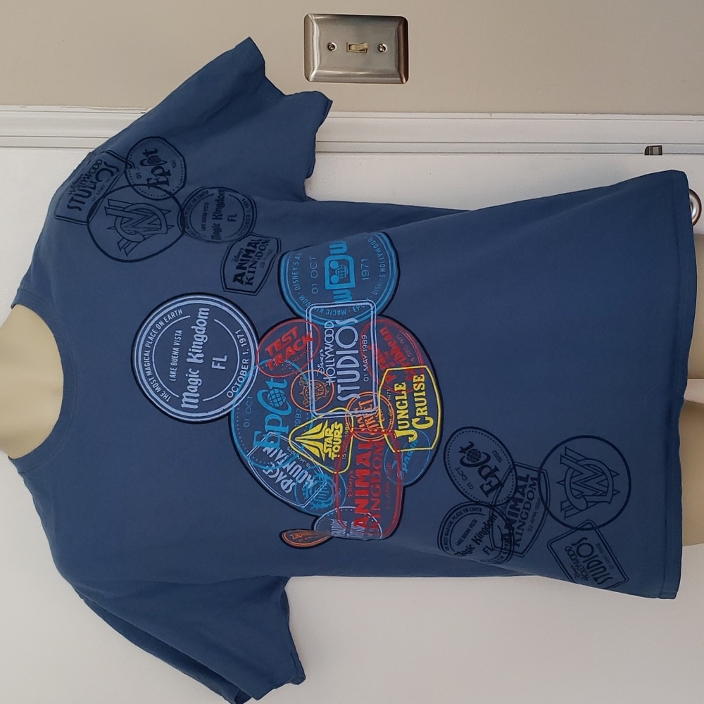 Disney Parks Florida Theme Parks & Rides Shirt Size XL